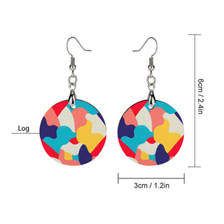 Enigma Wooden Earrings