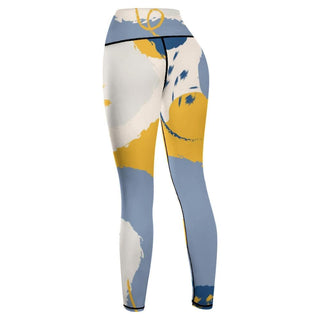 Abstract Horizon Yoga Pants