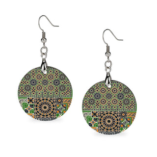 Nubian Nomad Wooden Earrings