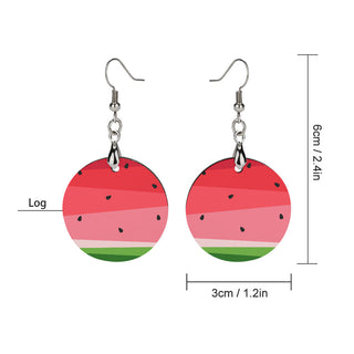 Juicy Breeze Wooden Earrings