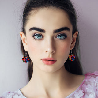 Melon Breeze Wooden Earrings