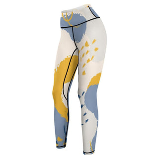 Abstract Horizon Yoga Pants