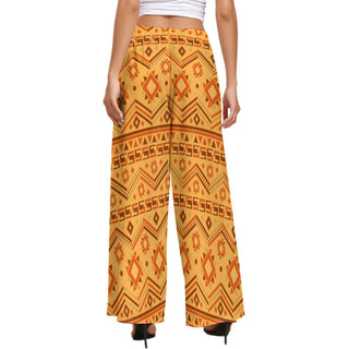 African Geometry Wide Leg Pants
