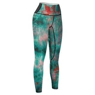 Tie Dye Tides Yoga Pants