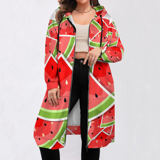 Watermelon Whisper Long Hoodie