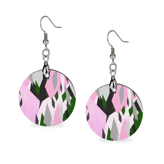 Astral Aura Wooden Earrings
