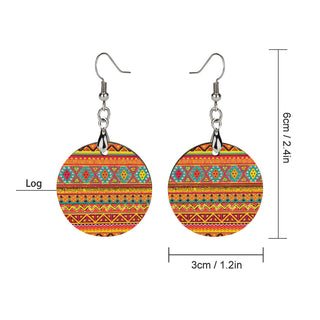 Geo Wooden Earrings