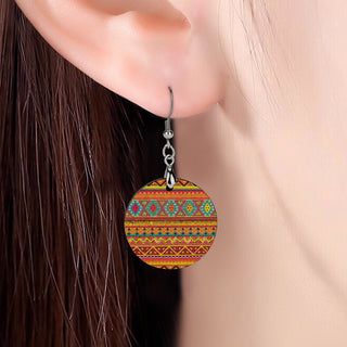 Geo Wooden Earrings