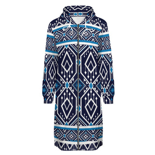 Hexagon Hues Hoodie For Women
