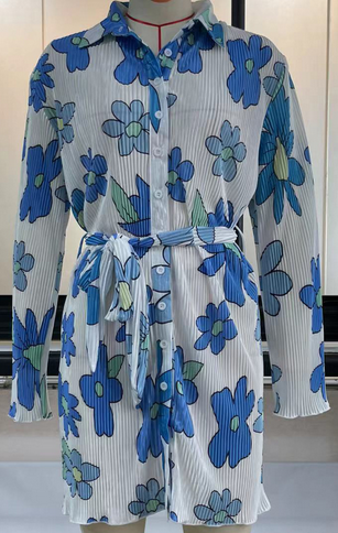 Pleated Mini Dresses