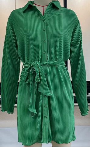 Pleated Mini Dresses