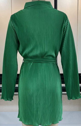 Pleated Mini Dresses