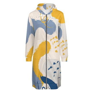 Abstract Horizon Long Hoodie