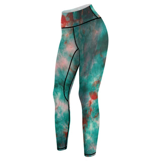 Tie Dye Tides Yoga Pants