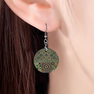 Nubian Nomad Wooden Earrings