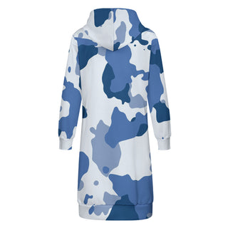 Camo Crusade Long Zip-Up hoodie For Women