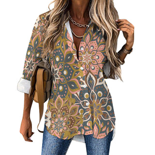 Floral Geometrics shirt