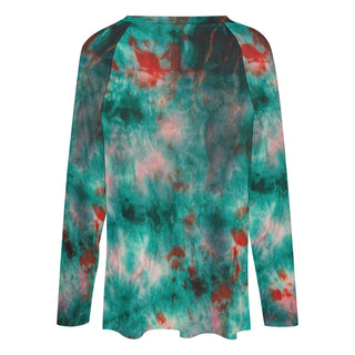 Tie Dye Tides Loose Top
