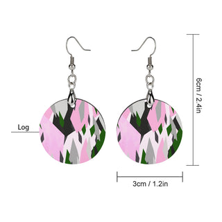 Astral Aura Wooden Earrings