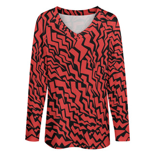 Crimson Thunder Loose Top