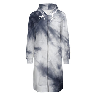 Groovy Gradients Zipper Hoodie For Women