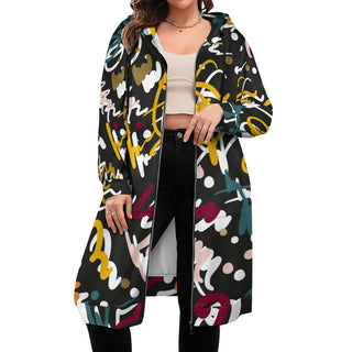 Infinite Cascade Long Hoodie