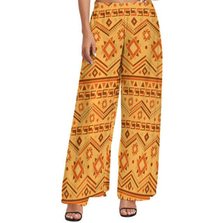 African Geometry Wide Leg Pants