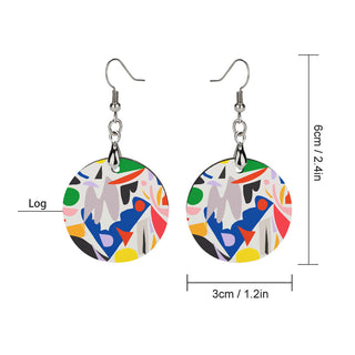 Mirage Mantle Wooden Earrings