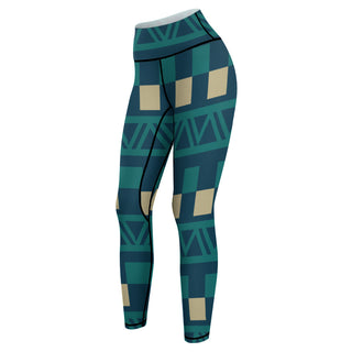 Geometric Triumph Yoga Pants