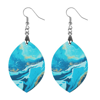 Colour Storm Wooden Earrings