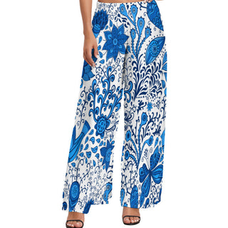 Geometric Garden Wide Leg Pants