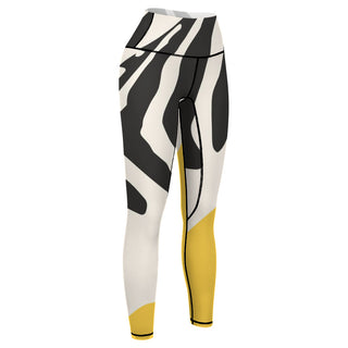 Colourful Zebra Yoga Pants