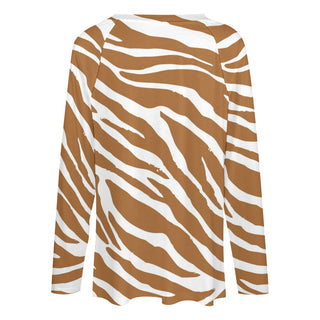 Zebra Breeze Loose Top
