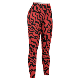 Crimson Thunder Yoga Pants