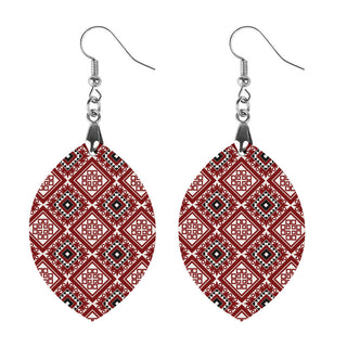 Tribal Wooden Earrings