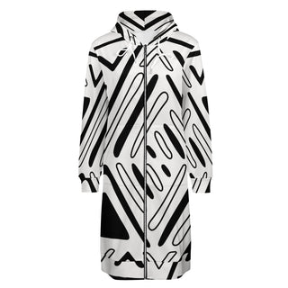 Black and white hoodie