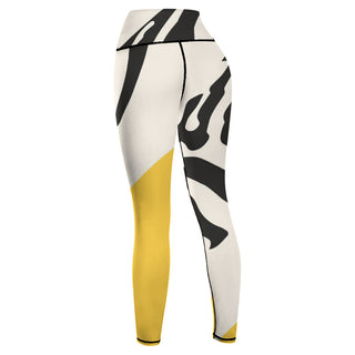 Colourful Zebra Yoga Pants