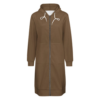 Brown zip up hoodie