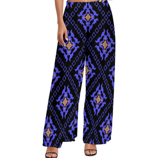 Geometric Dreamscape Wide Leg Pants