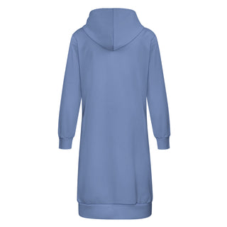 blue hoodie