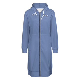 womens blue hoodie