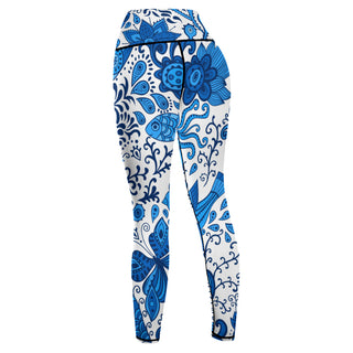 Geometric Garden Yoga Pants