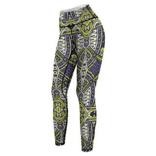 Linear Logic Yoga Pants