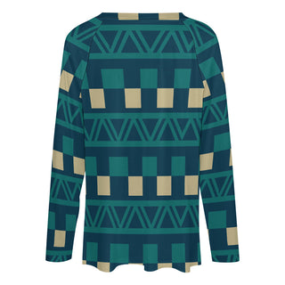 Geometric Triumph Loose Top
