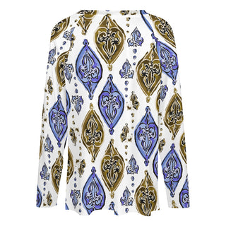 Geometric Chic Loose Top