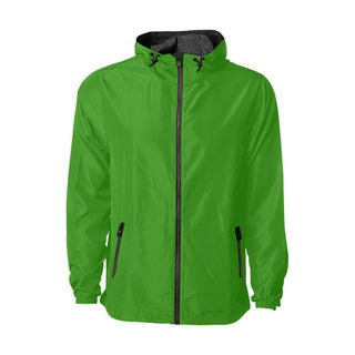 Green Windbreaker for men and women