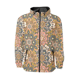 Floral Geometrics Windbreaker jacket for men and women