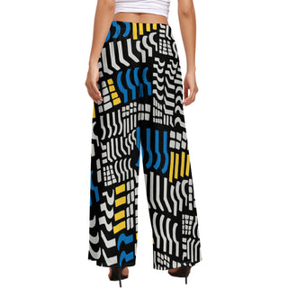 Colour Swirl Wide Leg Pants
