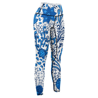 Geometric Garden Yoga Pants