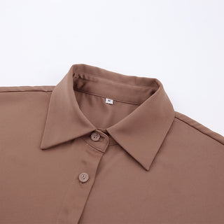 Silk Satin Midi Length blouse